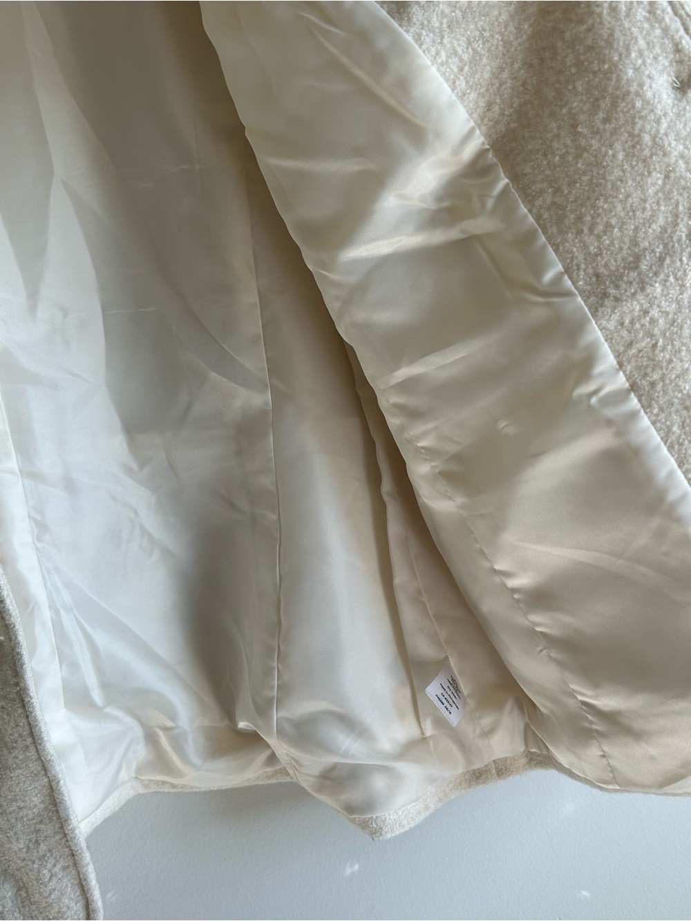 Talbots Boiled Wool Cream Jacket - Picture 5 of 6